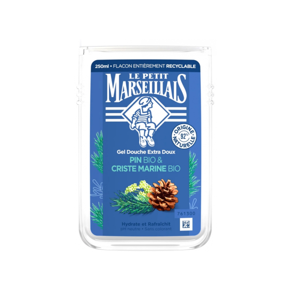 Le Petit Marseillais Organic Pine & Marine Criste, żel pod prysznic 250ml