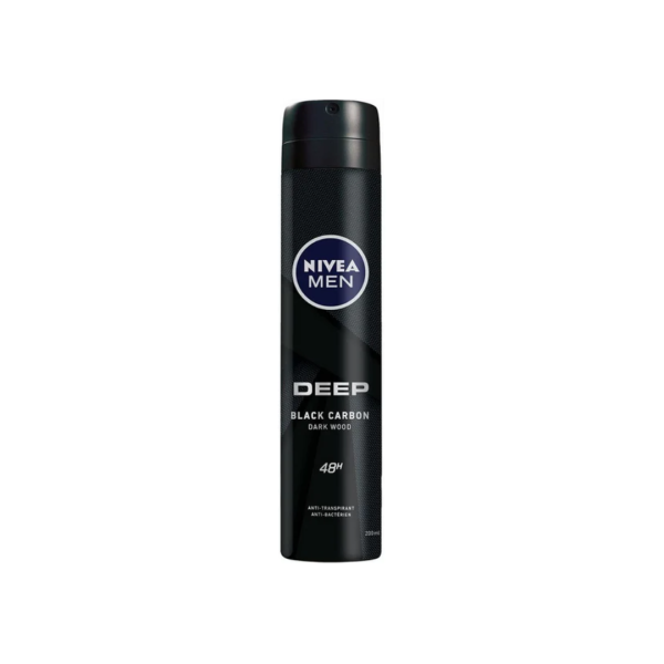 Nivea Men Deep Black Carbon Darkwood deospray 200ml