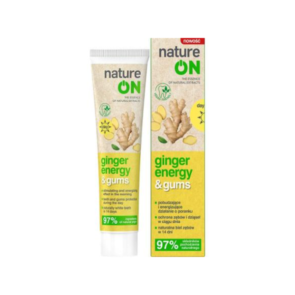 Nature ON Ginger Energy Veganská zubní pasta ze zázvoru 100ml