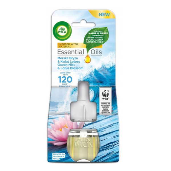 AirWick Morska Bryza & Kwiat Lotosu Wkład do odświeżacza powietrza 19 ml