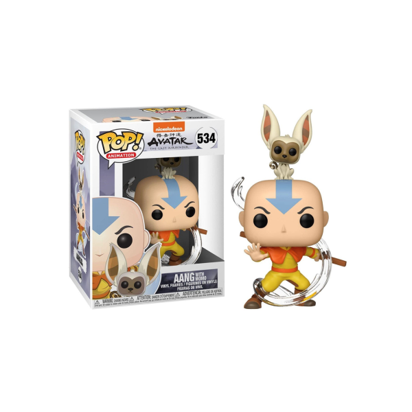 Funko Pop! Avatar The Last Airbender Aang with Momo 534