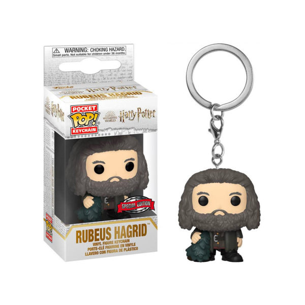 Funko POP Keychain Harry Potter Holiday Rubeus Hagrid
