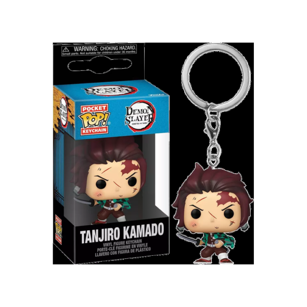 Funko POP! klíčenka Tanjiro Kamado (Demon Slayer)