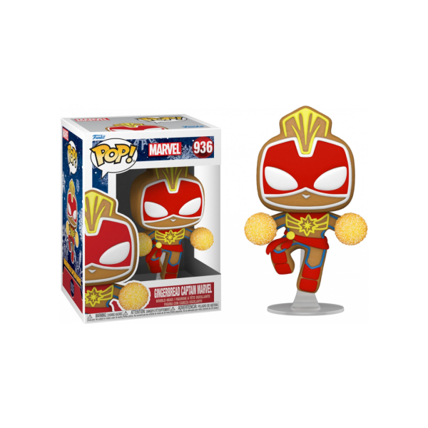 Funko POP Marvel Holiday: Gingerbread Captain Marvel