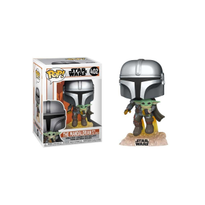 Funko POP! Star Wars The Mandalorian Mando Flying with Jet Pack 402