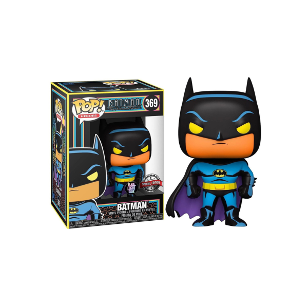 Funko POP Heroes: DC- Batman(Black Light glow) special edition (369)