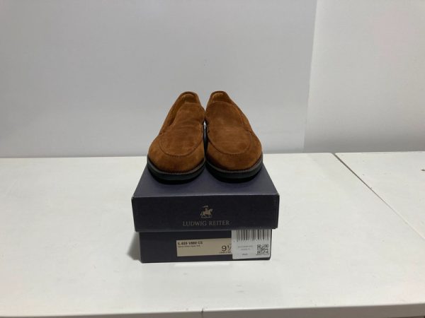 Ludwig Reiter loafersy z nubuku brązowe rozmiar 44 - obrazek 5