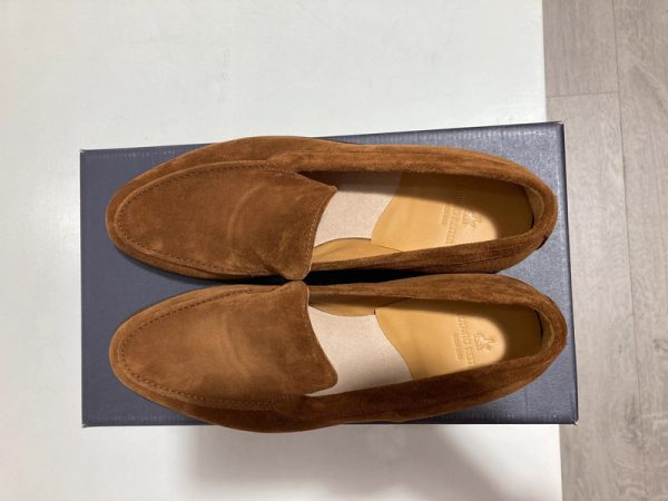 Ludwig Reiter loafersy z nubuku brązowe rozmiar 44 - obrazek 4