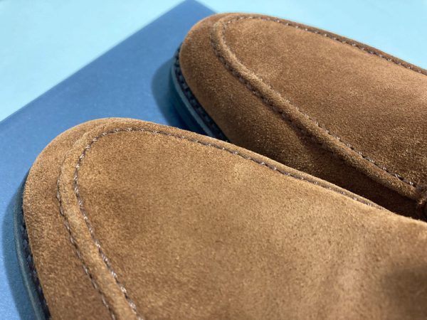Ludwig Reiter loafersy z nubuku brązowe rozmiar 44 - obrazek 3
