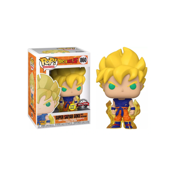 Funko Pop! Dragon Ball Z Super Saiyan Goku Frst Apperance Glow 860