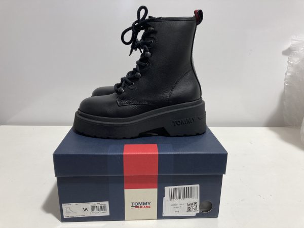 Tommy Jeans buty skórzane czarne rozmiar 36