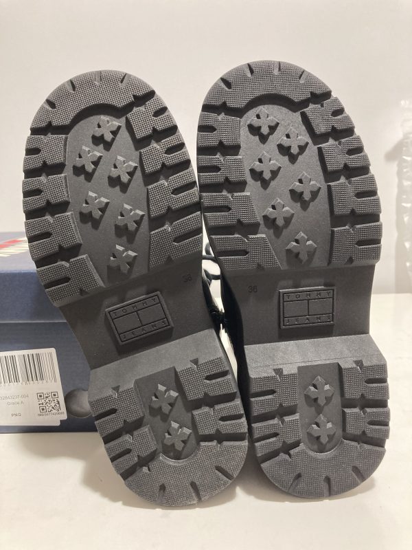 Tommy Jeans buty skórzane czarne rozmiar 36 - obrazek 4