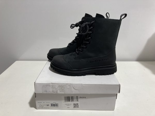 Buty Damskie – Calvin Klein Jeans "Combat Lace-up Boot" rozmiar 37