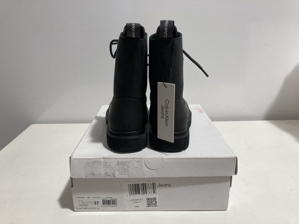 Buty Damskie – Calvin Klein Jeans "Combat Lace-up Boot" rozmiar 37 - obrazek 4