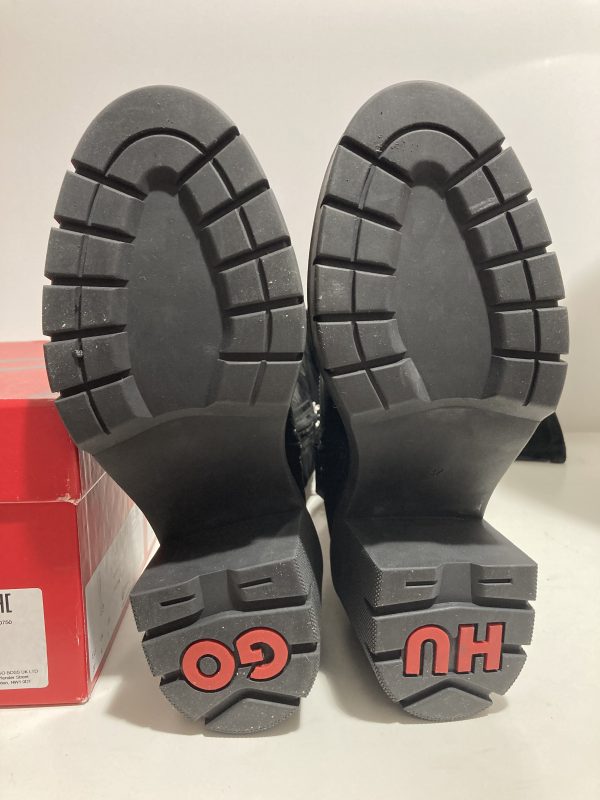 HUGO Sneakers X Bella Poarch Kris Heel High Boots czarne rozmiar 37 - obrazek 6