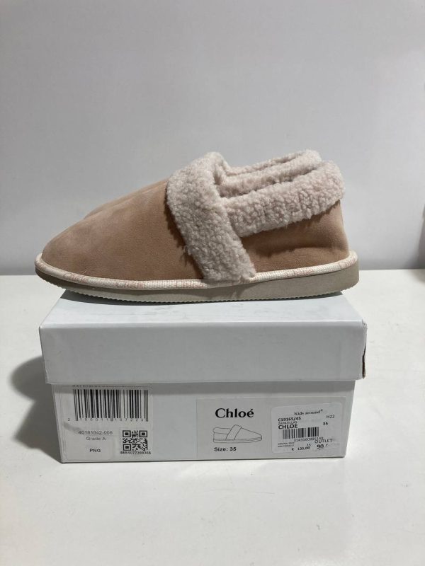 Chloé Shearling slippers kapcie rozmiar 35