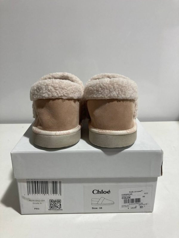 Chloé Shearling slippers kapcie rozmiar 35 - obrazek 4