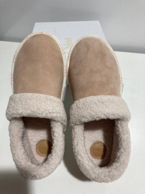 Chloé Shearling slippers kapcie rozmiar 35 - obrazek 2