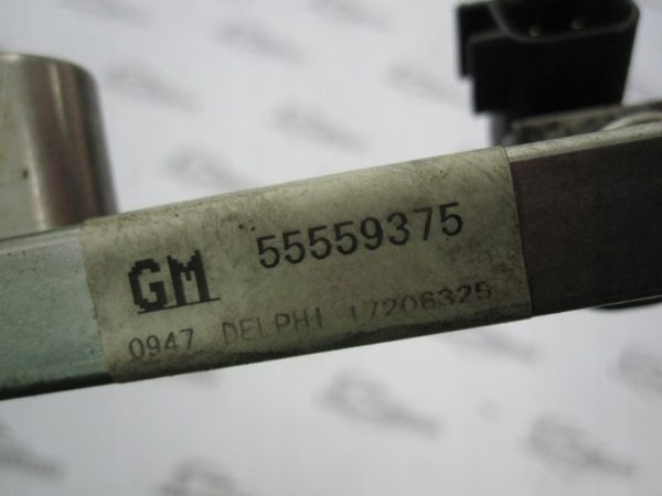ASTRA ZAFIRA 1.6 16V A16XER listwa wtryskowa wtryski 25380933 55559375 - obrazek 3