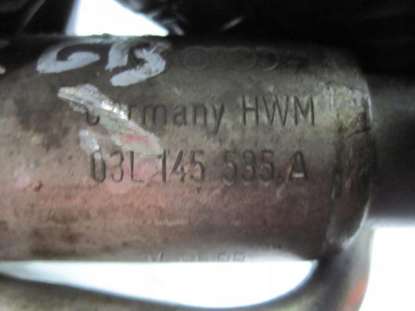 AUDI A3 1.6 TDI CAY 105KM 10r rura przewód oleju turbiny 03L145535A - obrazek 4