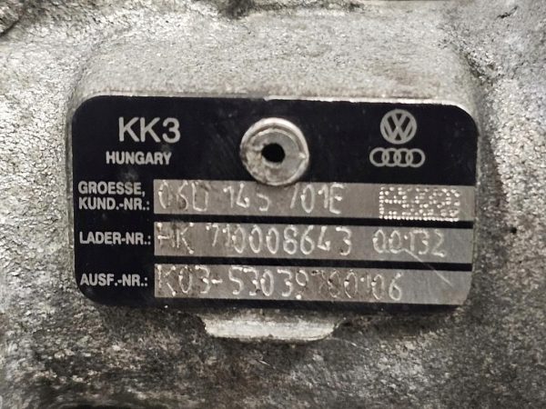 AUDI A4 B7 2.0 TFSI BWE 200KM turbosprężarka 06D165701E - obrazek 4