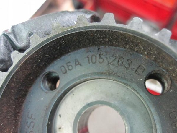 Audi A4 VW 1.8 TB BFB 163KM 07r koło zębate rozrządu 06A105263D - obrazek 3