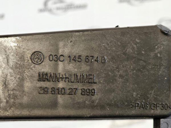 AUDI SEAT SKODA 1.4 TSI CAV 140KM 12r rura przewód powietrza 03C145674B - obrazek 4