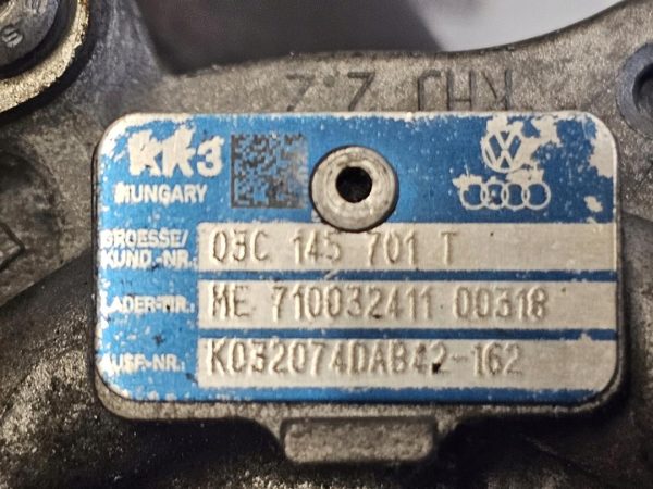 AUDI SEAT SKODA 1.4 TSI CAV 140KM 12r turbosprężarka 03C145701T 53041015461 - obrazek 9
