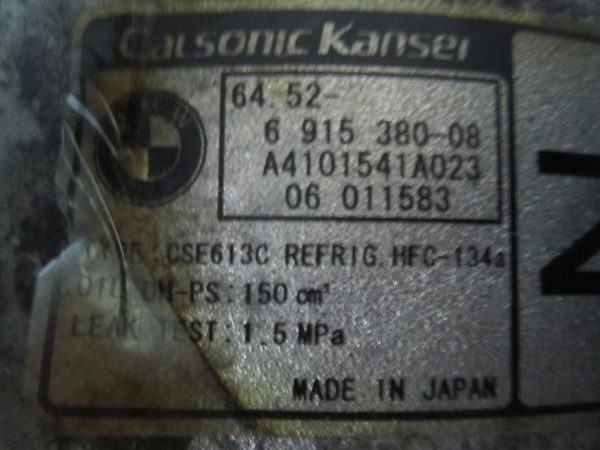 BMW 1 1.6 B 115KM 149TYS. 07r. N45B16 6915380 Sprężarka klimatyzacji - obrazek 6