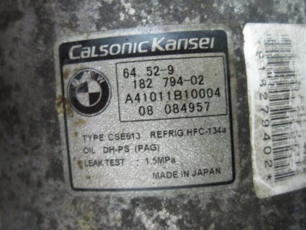 BMW 1 2.0 B 09r sprężarka klimatyzacji A41011B10004 - obrazek 5