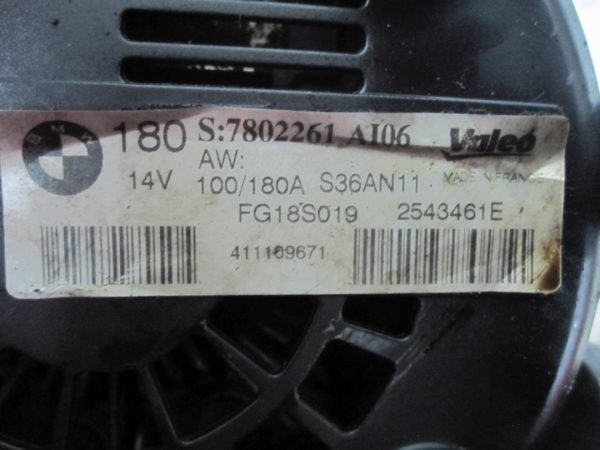 BMW 1 2.0 D 11r alternator 7802261 FG185019 - obrazek 6