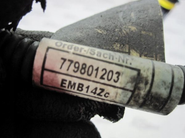 BMW 1 2.0 D 11r przewód świec żarowych 7798012 - obrazek 2
