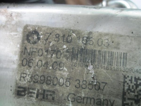 BMW 1 2.0D N47D20C 139 tys km chłodniczka spalin 781010166 - obrazek 5