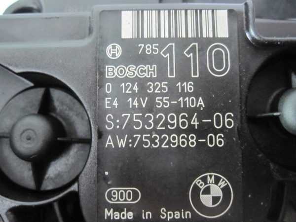 BMW 1.6 B N45B16 115KM 07r alternator 0124325116 7532964 - obrazek 7