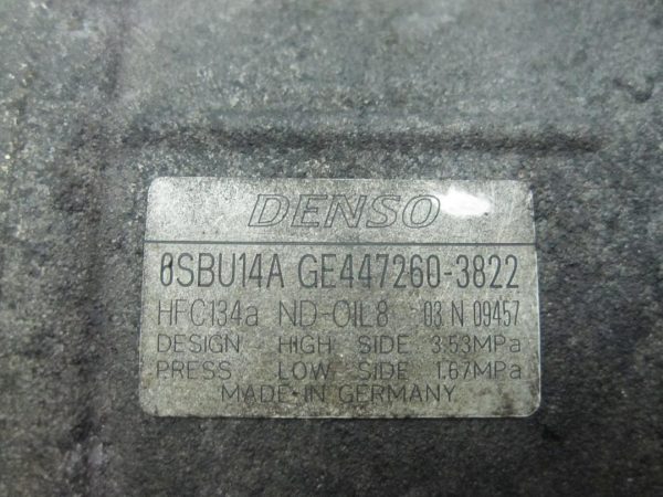 BMW 3 2.0 D N47D20C 143KM 11r sprężarka klimatyzacji GE447260-3822 6SBU14A - obrazek 6