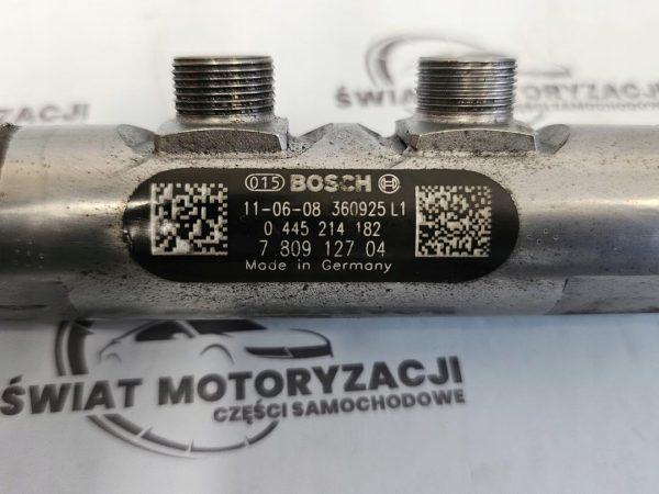 BMW 3 5 2.0 D N47D20C 184KM listwa wtryskowa 0445214182 780912704 - obrazek 4