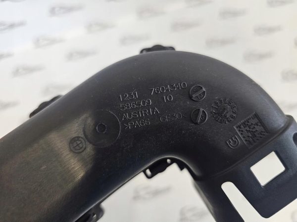 BMW F20 F30 1.6 B 136KM N13B16A rura wlot powietrza 7604340 58650910 - obrazek 4
