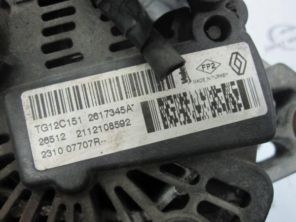 DACIA DUSTER I 1.5 DCI 13r Alternator 231007707R - obrazek 5