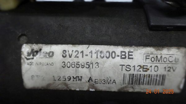 FIESTA 1.25 16V SNJA 12R. 141KM 8V21-11000-BE TS12E10 30659513 Rozrusznik - obrazek 4