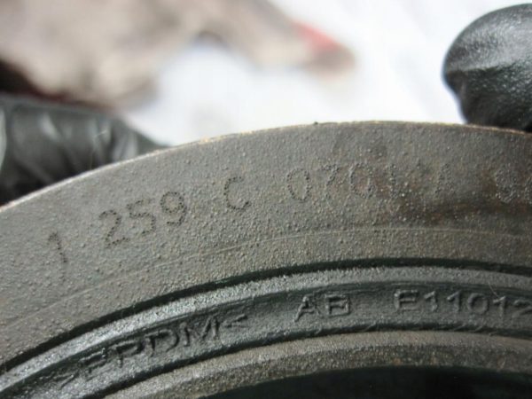 FOCUS MK3 1.6 TDCI T1DB 11r koło pasowe 9654961080 - obrazek 4