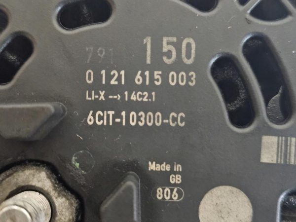 FORD TRANSIT 2.4 TDCI PHFA 100KM 08r Alternator 0121615003 6CIT-10300-CC - obrazek 5