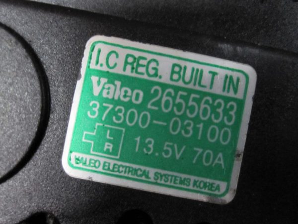 Hyundai i10 1.2 B 77KM G4LA 10r alternator 2655633 37300-03110 - obrazek 6