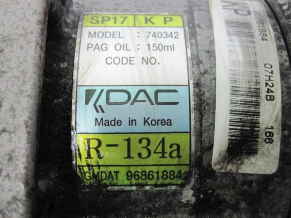Insignia A 2.0 CDTI 160KM A20DTH 11r sprężarka klimatyzacji 96861884 - obrazek 6