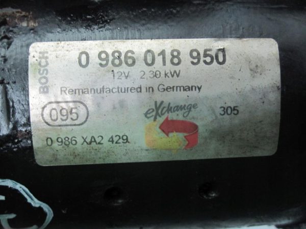 IVECO 2.3 HPI F1AE0481B 116KM 06r rozrusznik 0986018950 0986XXA2429 - obrazek 4