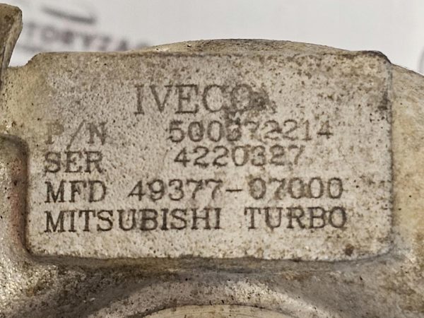 IVECO 2.8 JTD HPI 8140.43S 125KM turbosprężarka 49377-07000 500372214 - obrazek 6