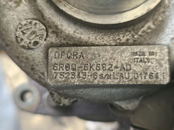 JAGUAR XF 2.7 TD V6 207KM 09r turbosprężarka 6R8Q-6K682-AD 752343-6 - obrazek 8