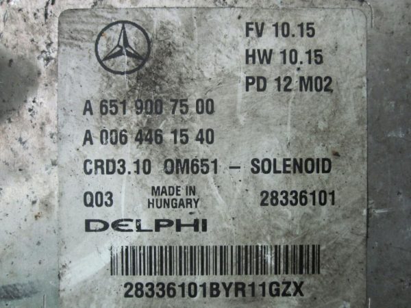 MERCEDES C 2.2 CDI 12r komputer sterownik silnika A6519007500 A0064461540 - obrazek 4