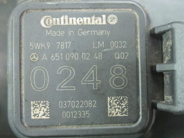 MERCEDES C 2.2 CDI 12r przepływomierz A6510900248 - obrazek 5