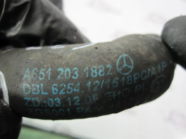 MERCEDES C 2.2 CDI 12r rura przewód wody A6512031882 - obrazek 2