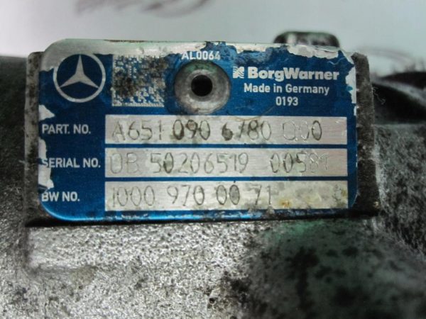 MERCEDES C 2.2 CDI 12r turbosprężarka A6510906780 A6510905780 6510906780 - obrazek 7